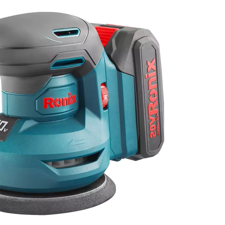 سنباده لرزان شارژی اوربیتال 20 ولت رونیکس مدل 8610